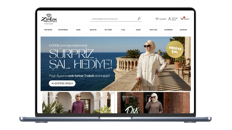 Zirkon Butik projesi